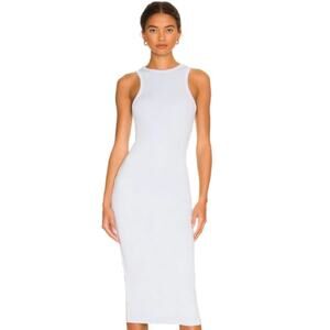 Tularosa Green The Emily Midi Dress in Baby Blue NW0T Size Small